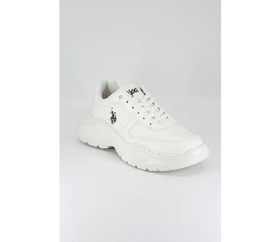 Needion - U.s. Polo Assn. Kadın Günlük Spor Ayakkabı Lovely Beyaz/White 20W04LOVELY