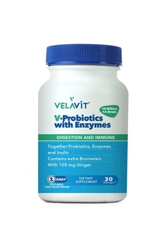 Needion - Velavit V-Probiotics With Enzymes 30 Tablet