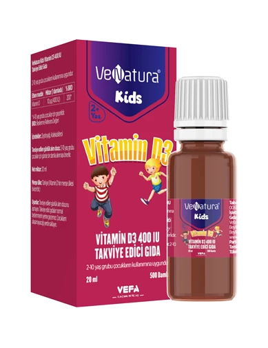 Needion - Venatura Kids Vitamin D3 Damla 20 ml