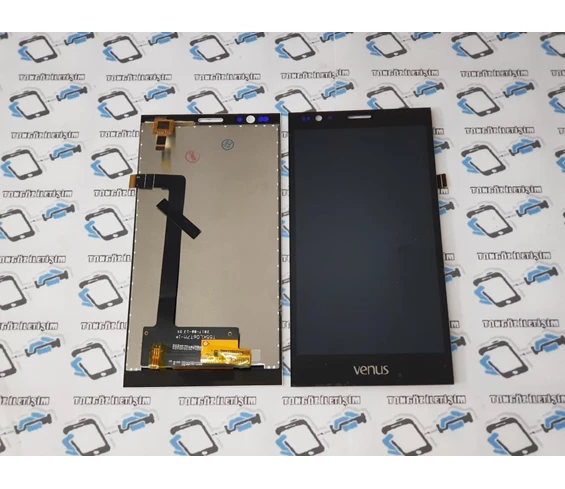 Needion - Vestel Venüs 5.5x Lcd Ekran Dokunmatik Siyah Çıtasız