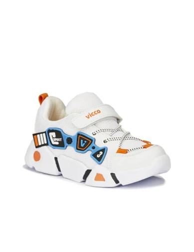 Needion - Vicco  Unisex Beyaz Çocuk Spor Ayakkabı