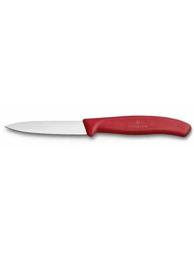 Needion - Victorinox 6.7601 Sivri Uçlu Soyma Bıçağı 8cm Bıçak Kırmızı
