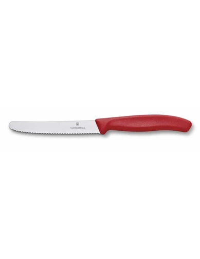Needion - Victorinox 6.7831 11cm Domates &amp;amp; Sosis Bıçağı Kırmızı Bıçak