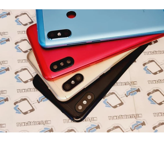 Needion - Xiaomi Mi A2 Lite Kasa Arka Pil Batarya Kapağı ( Yan Tuşlar )