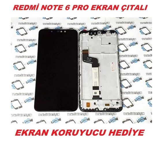 Needion - Xiaomi Redmi NOTE 6 PRO Lcd Ekran Dokunmatik (ÇITALI)