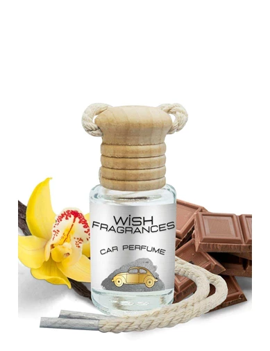 Needion - Yekpazar Wish Fragrances Doğal Çikolata ve Vanilya Kokulu Aromaterapi Oto Kokusu 10 ml