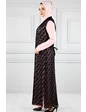 Needion - Yelekli Tesettür Elbise Br20128 Pembe L-XL 