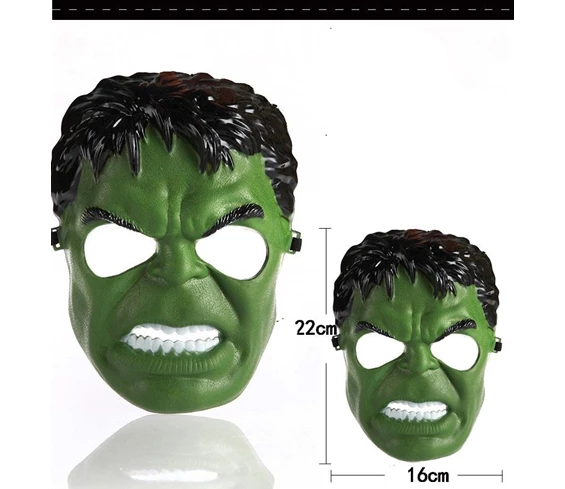 Needion - Yeşil Renk Süper Kahraman Dev Adam Hulk Maskesi