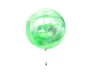 Needion - Yeşil Simli Yuvarlak Şeffaf Balon 24 İnç