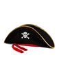 Needion - Yetişkin Boy Kadife Jack Sparrow Denizci Korsan Şapkası 50X20 CM