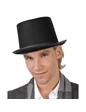 Needion - Yetişkinler İçin Siyah Renk Ringmaster Sihirbaz Şapkası Fötr Şapka 12 cm