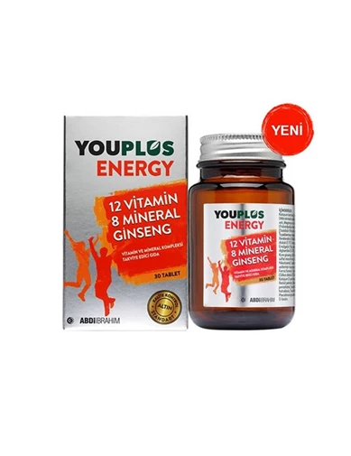 Needion - Youplus Energy Vitamin ve Mineral Kompleksi 30 Tablet