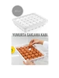 Needion - Yumurta Saklama Kabı Kutusu Kapaklı 30 Adet Yumurta Kapasiteli