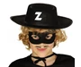 Needion - Z Logolu Zorro Şapkası ve Zorro Maskesi Çocuk Boy