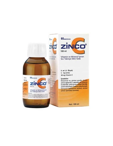 Needion - Zinco C 5 Mg Şurup 100 Ml